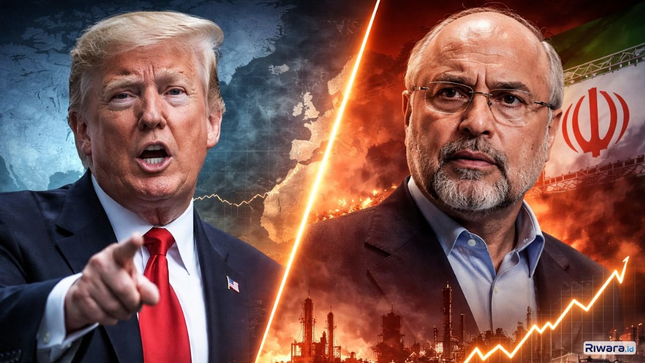 Ketegangan meningkat setelah Presiden AS Donald Trump mengklaim adanya negosiasi dengan Iran, yang langsung dibantah oleh Teheran di tengah konflik yang terus memanas.